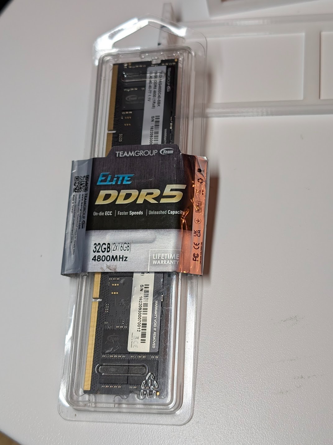 TeamGroup Elite 32GB 1x32GB DDR5 5600 CL46 Laptop Memory SO-DIMM