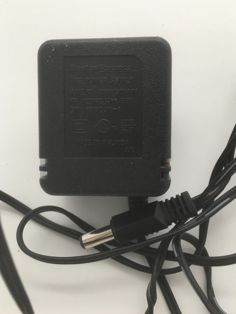 ITE POWER SUPPLY WH120300-1AN O/P: 12VAC 300mA, MALAYSIA