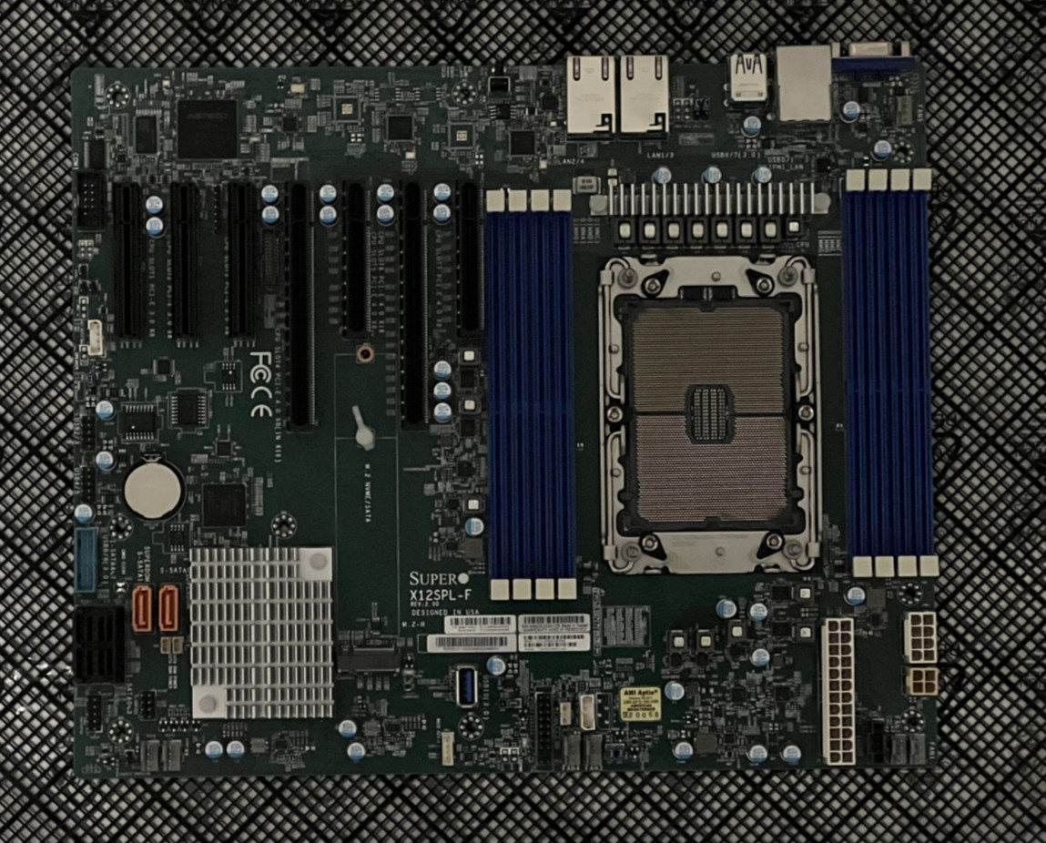 Supermicro X12SPL-F | C621A | LGA4189 ATX Server Motherboard + I/O & Heatsink