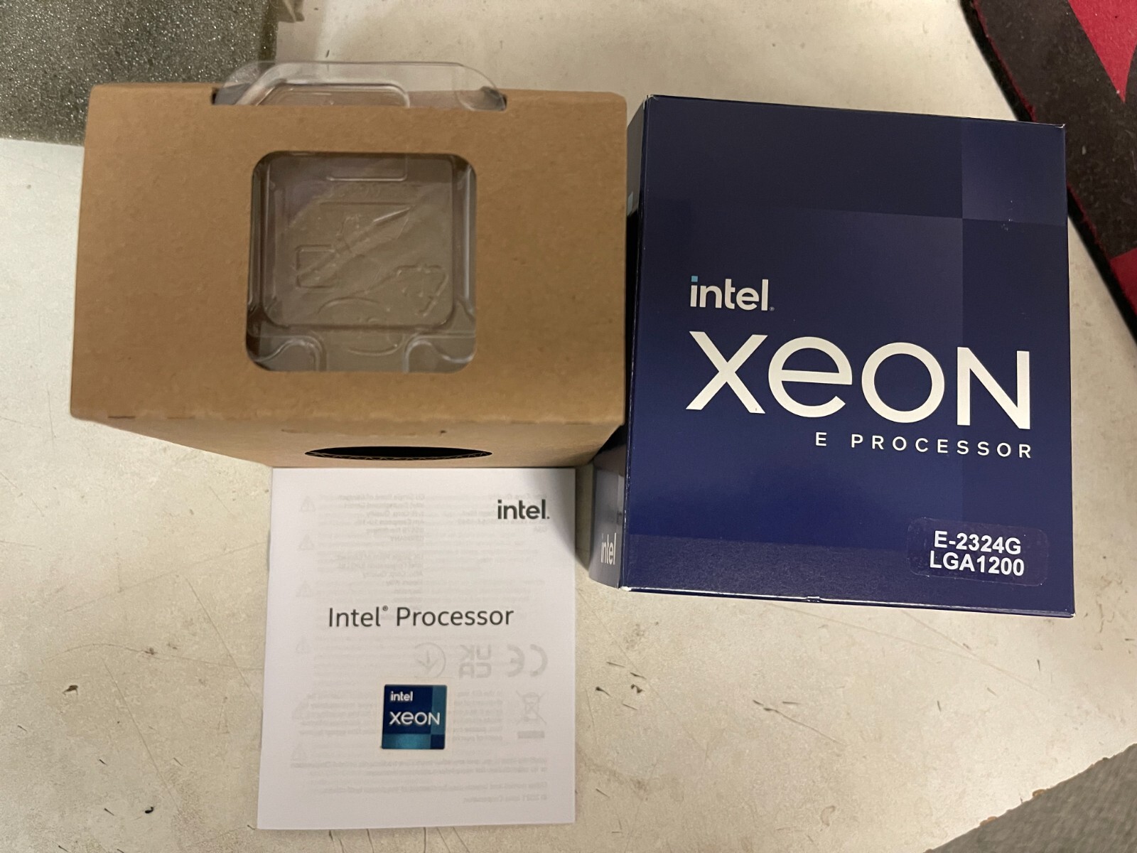 Intel Core Rocket Lake SRKN7 3.10 GHz E-2324G FCLGA1200 CPU – EMPTY BOX