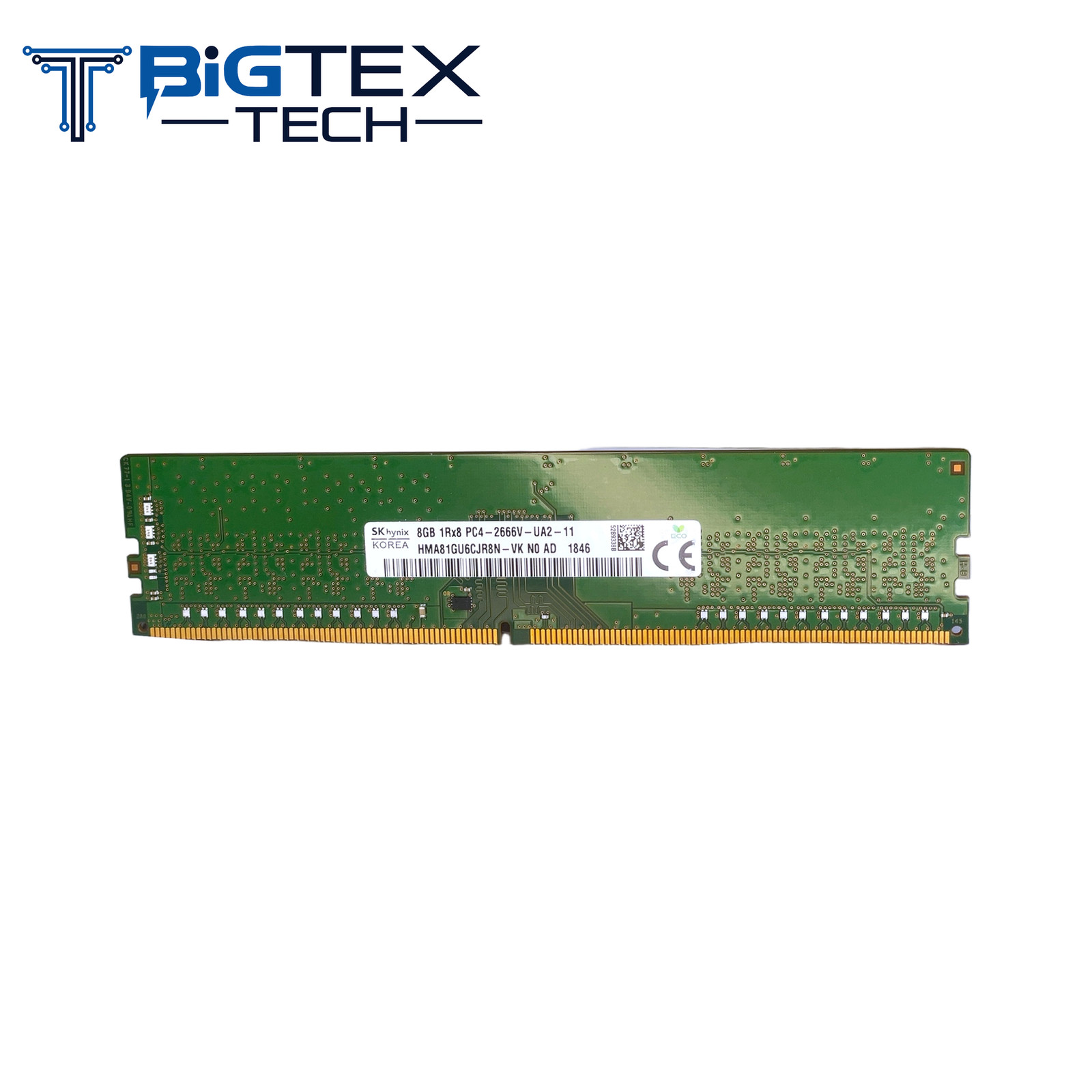 SK Hynix HMA81GU6CJR8N-VK N0 AD 8GB DDR4 2666MHz UDIMM Memory