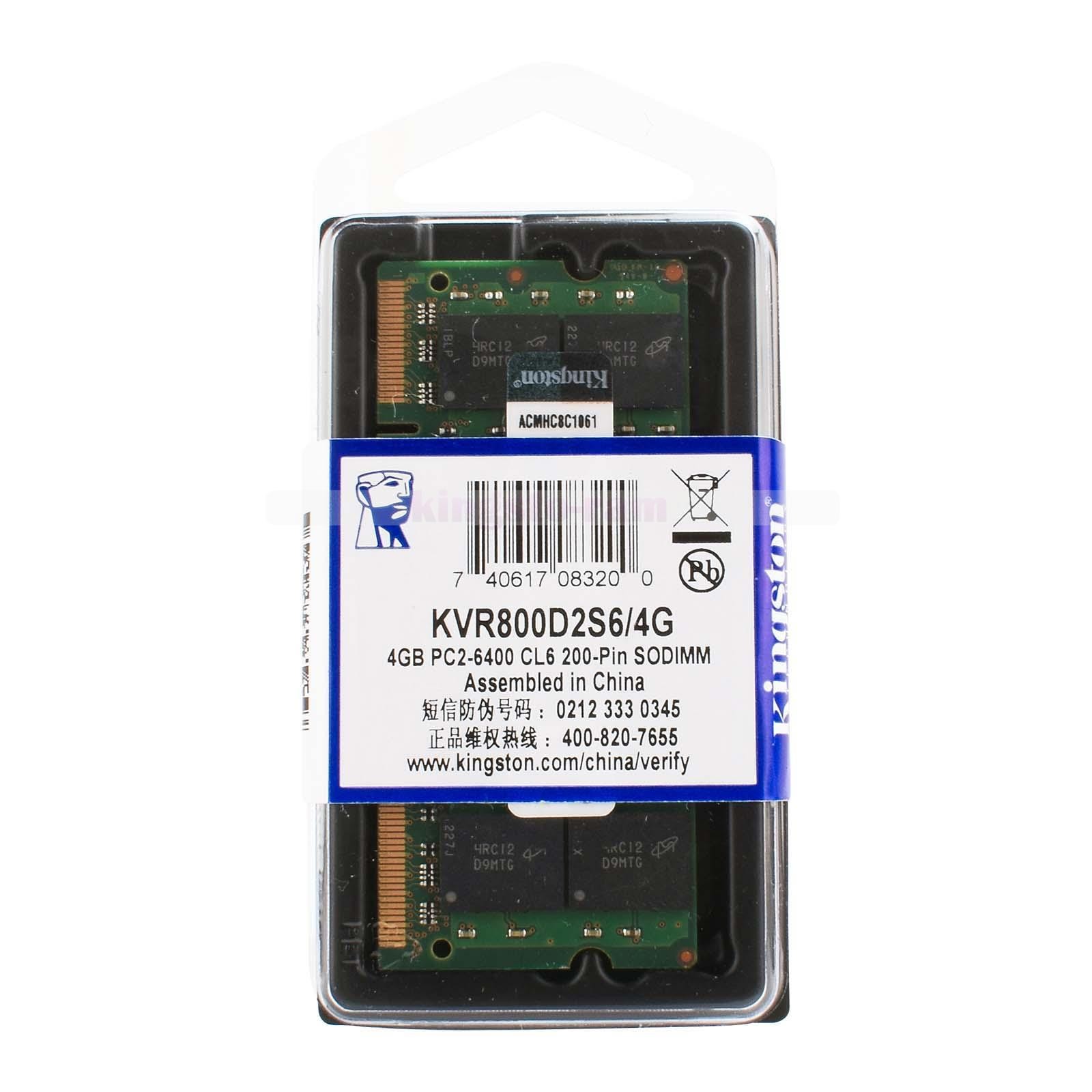 2GB 4GB 8GB PC2-6400 DDR2 800MHZ Laptop So-DIMM Memory 1.8V 200-PIN For Dell lot