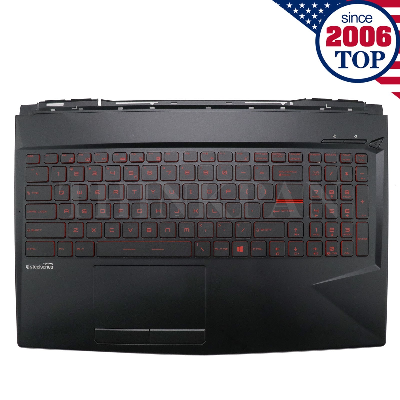 New For MSI GL63 MS-16P4 MS-16P5 8RD 8RC 8RE Palmrest W/Backlit Keyboard Cover