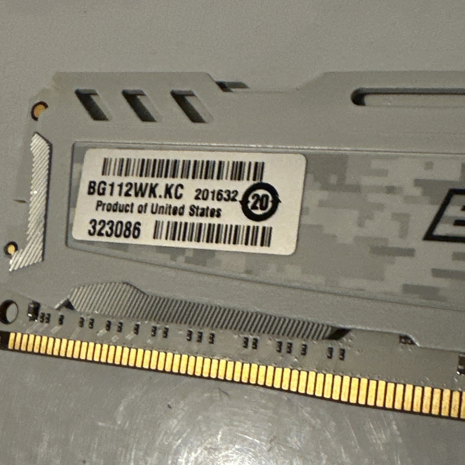 Micron Ballistix Sport LT DDR4 SDRAM DIMM 4GB 2400MHz 288-Pin 1 Module RAM
