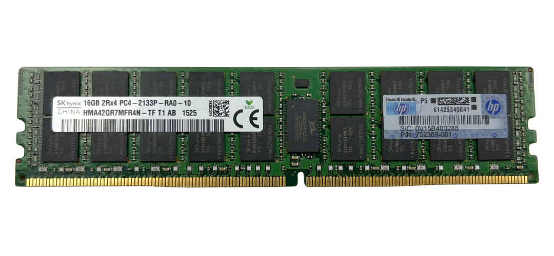 LOT OF 16 Hynix 256GB 16x16GB 2Rx4 PC4-2133P HMA42GR7MFR4N-TF ECC RAM 752369-081