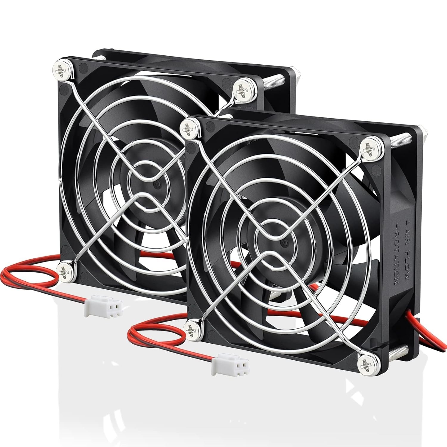 80Mm x 80Mm x 25Mm 12V IP67 Waterproof DC Cooling Fan Dual Ball Bearing Ventilat