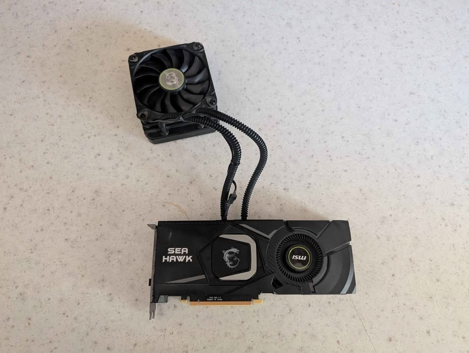 MSI GeForce RTX 2080 Sea Hawk WaterCooled 8Gb VRAM