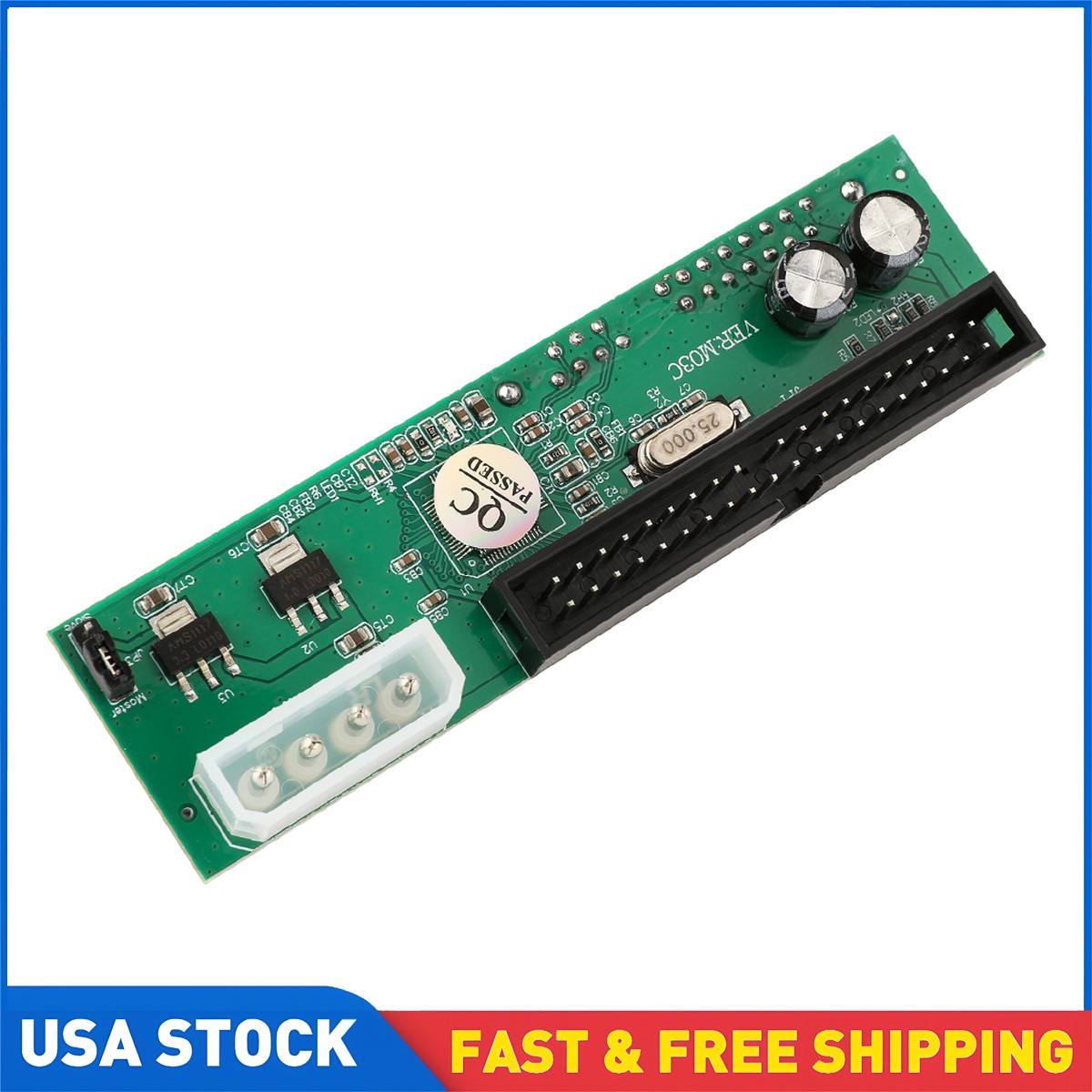 Green 40Pin Converter Adapter PATA to SATA Interface for Old Systems
