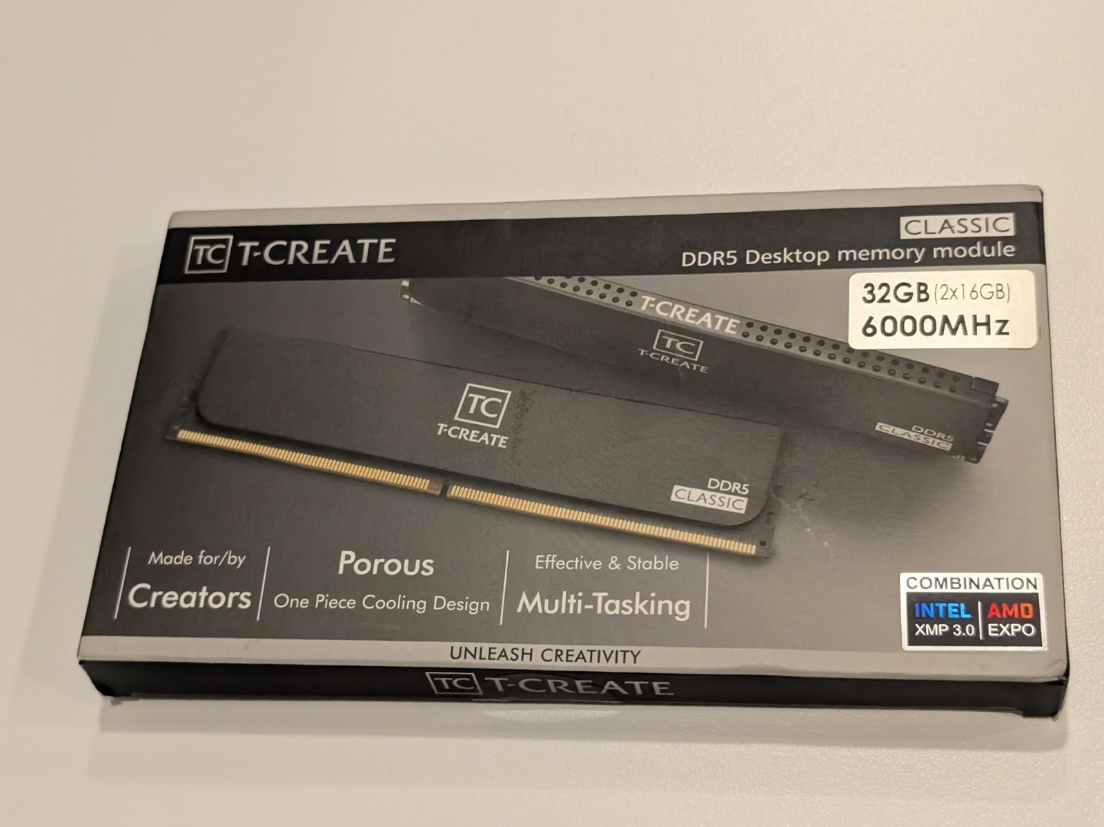 TeamGroup T-Create Classic 32GB 2x16GB DDR5 6000 CL48 XMP EXPO Intel AMD