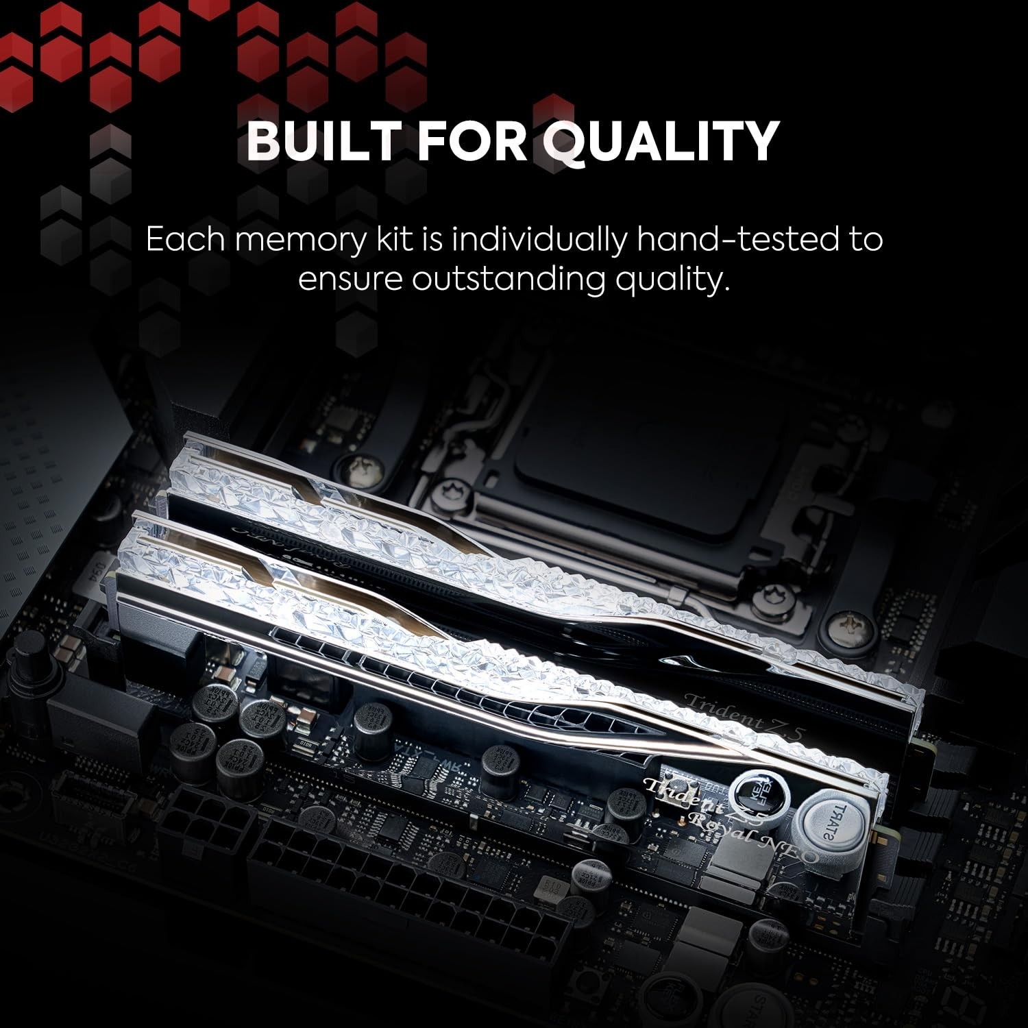 G.SKILL Trident Z5 Royal Neo Series DDR5 RAM (AMD EXPO) 32GB (2x16GB) 6000MT/…
