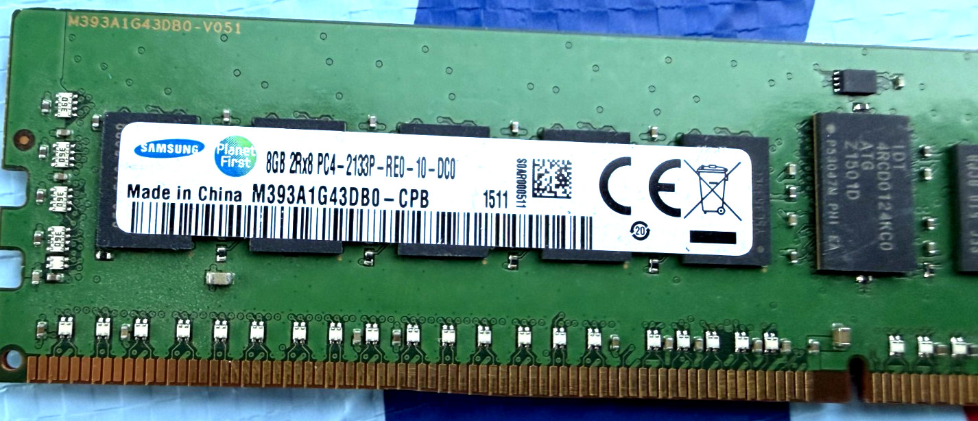 Samsung 8GB DDR3 1333MHz PC3-10600 UDIMM Desktop RAM M393A1G43DB0-CPB Tested