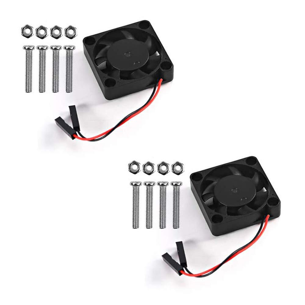 Raspberry Pi Fan, 2pc Cooling Fan -Separating Interface, 3.3V/5V