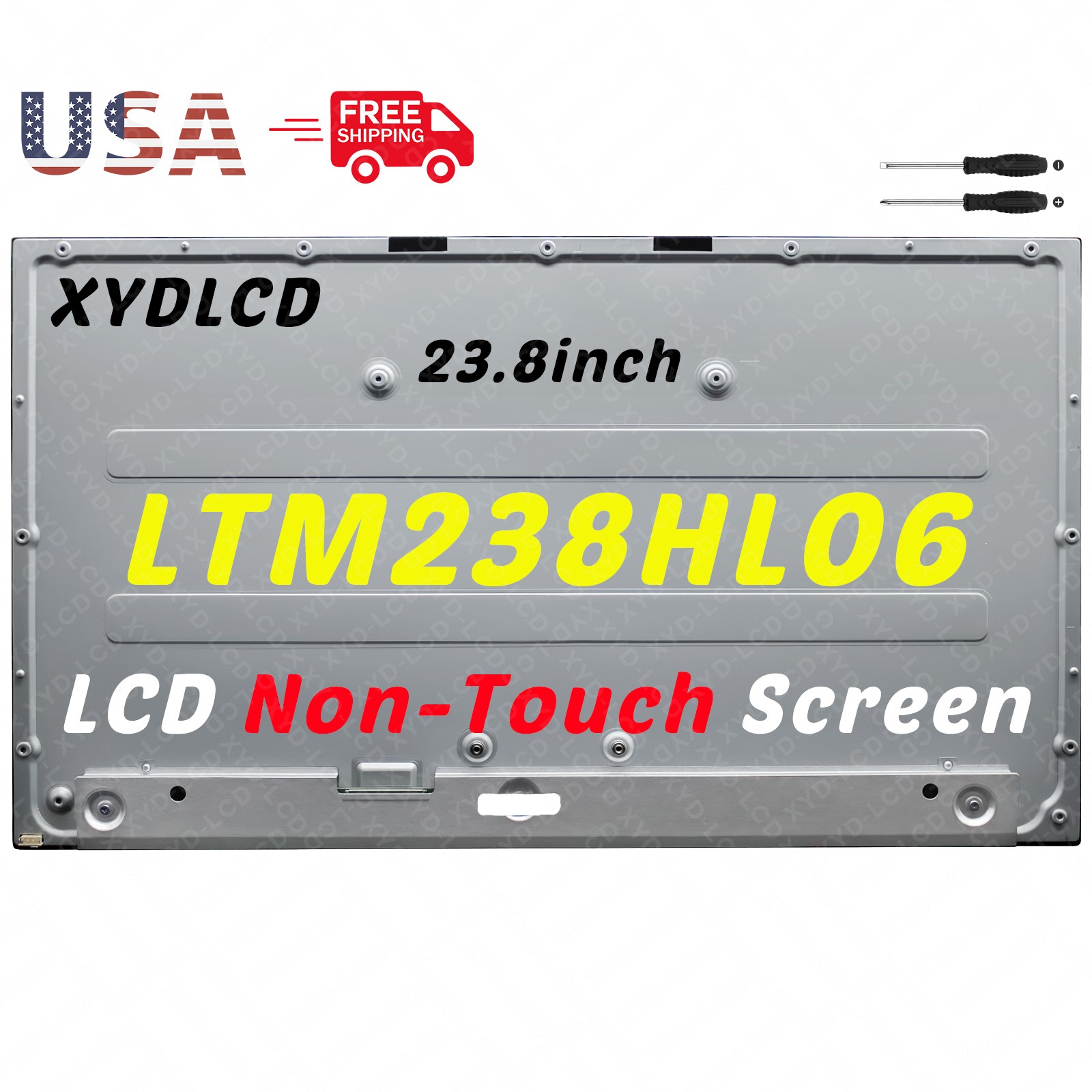 24in 01AG968 for Lenovo IdeaCentre 520-24IKU AIO F0D2 LCD Non-Touch Screen Panel