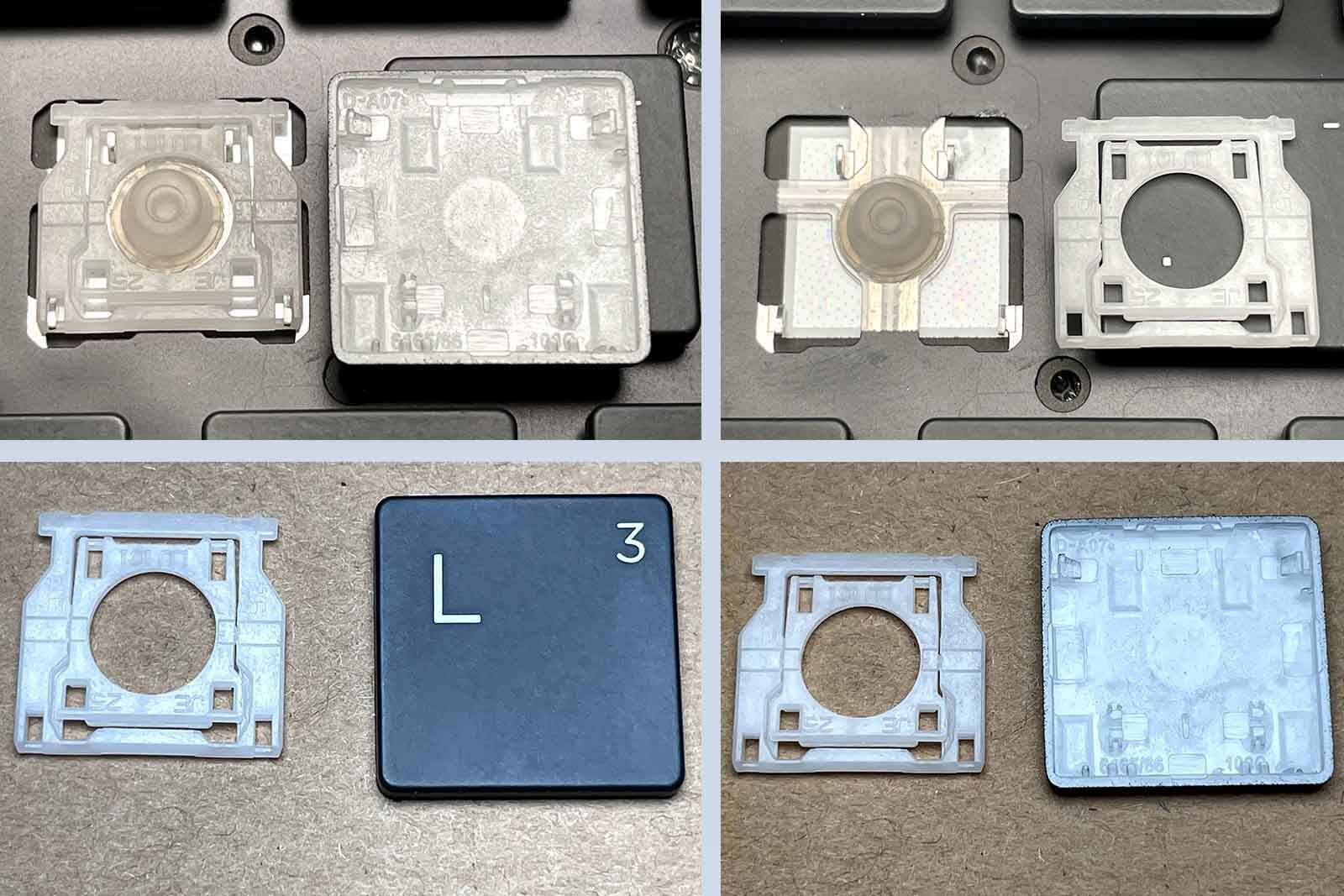 Replaceable Keys keycaps + Hinges for HP EliteBook x360 830 G6 Keyboard Backlit