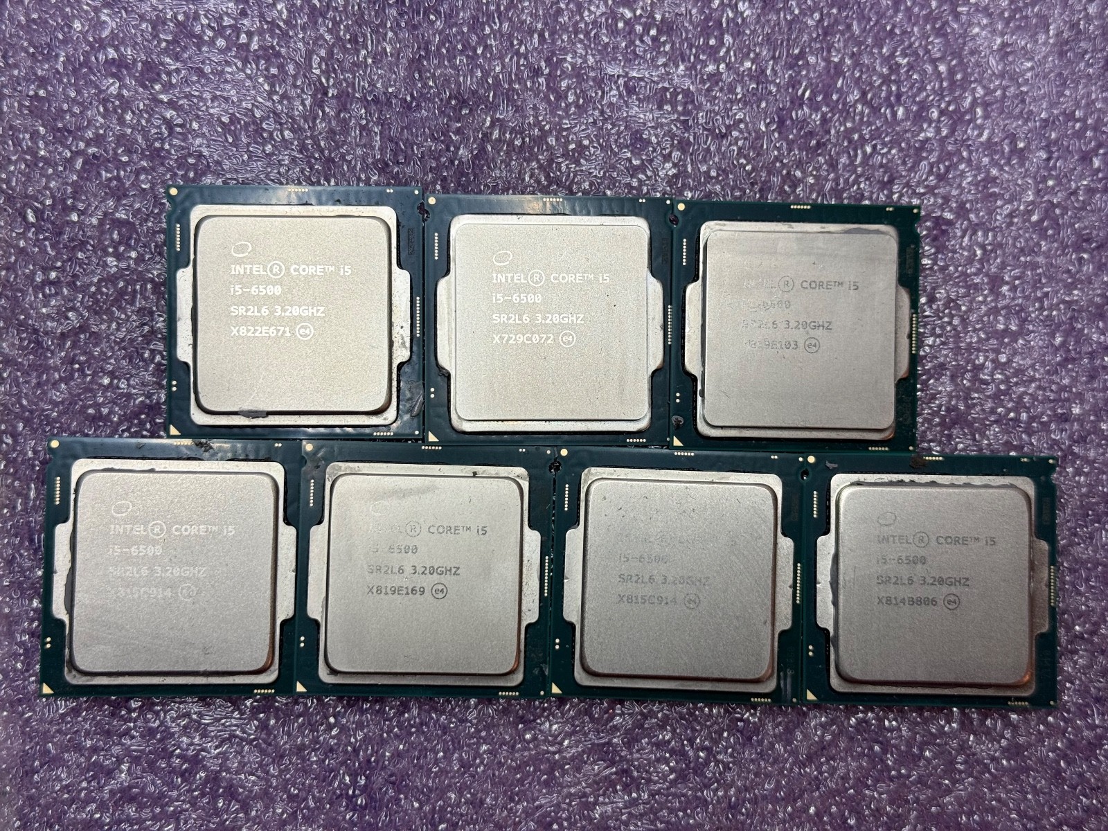 Lot of 7 Intel Core i5-6500 3.2 GHz 8 GT/s LGA 1151 Desktop CPU Processor SR2L6