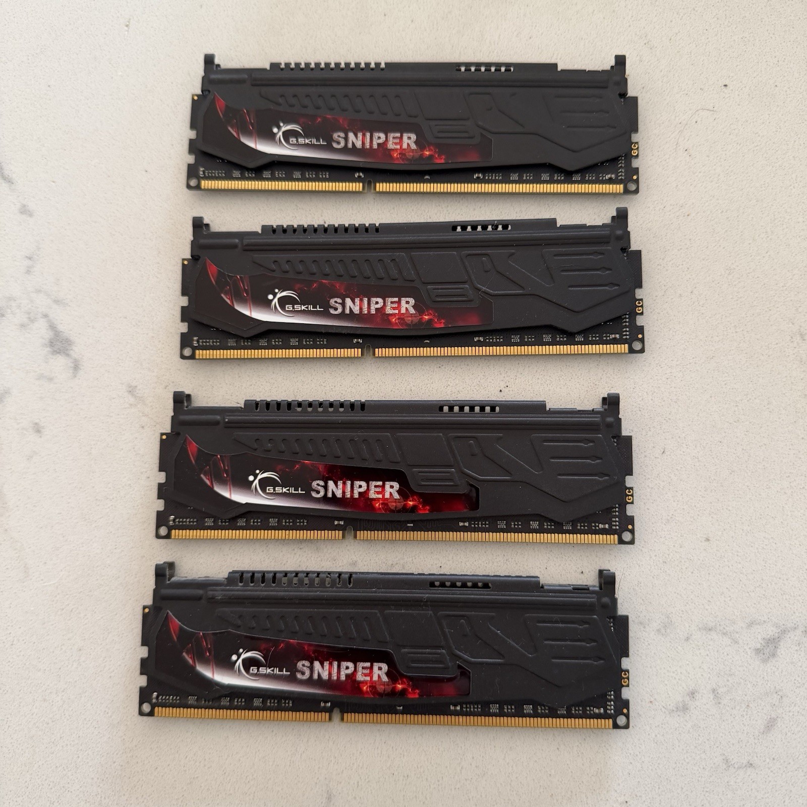G Skill Sniper F3-17000CL9Q-16GBSR DDR3-2133 | CL9-11-10-28 | Intel XMP Ready