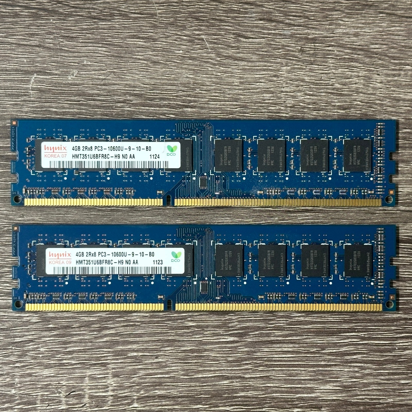 2x 4GB DDR3 1600 MHz / 1333 MHz PC3 UDIMM Desktop RAM Units – 8GB (Mixed Brand)
