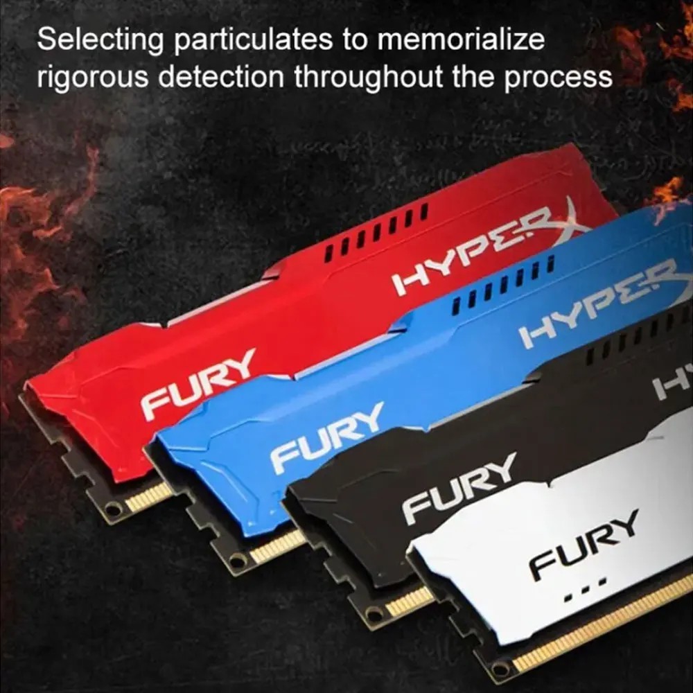 HYPERX FURY DDR3 8G 16G 32G KIT 1333MHZ Desktop DIMM Memory RAM 2X8GB 4X8GB 1.5V