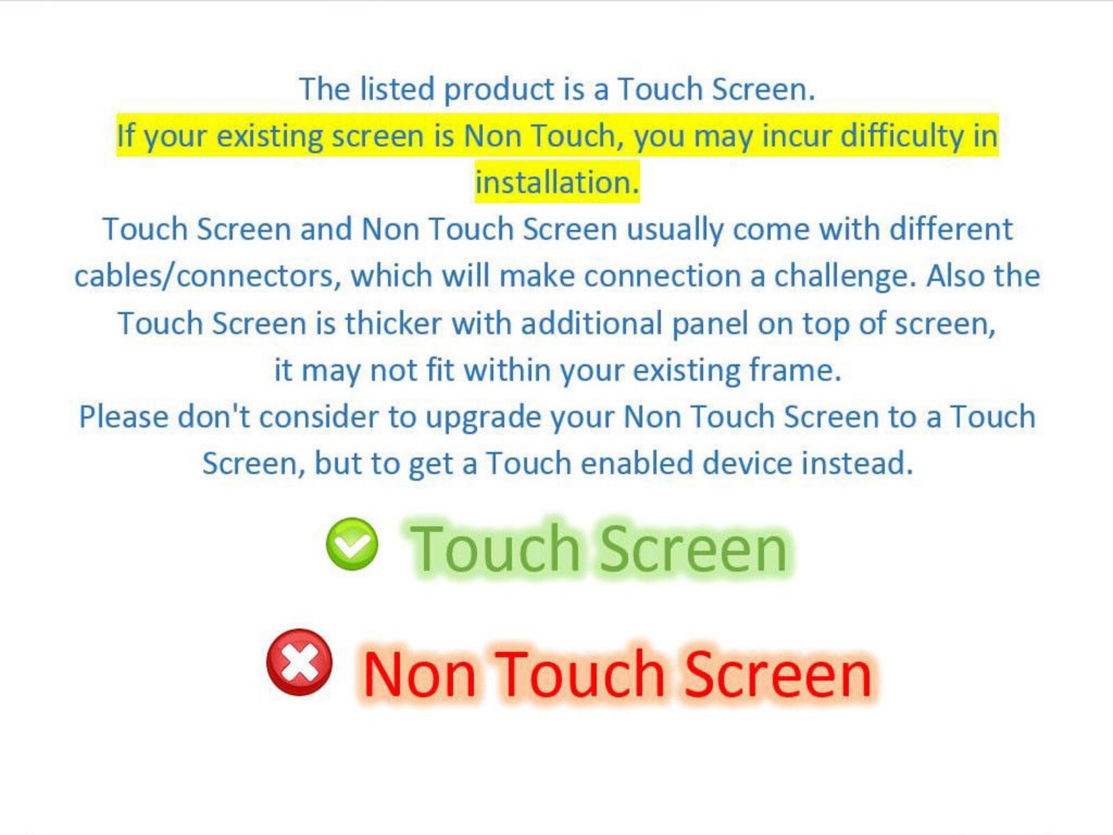 New 15.6″ HD Touch Screen + Digitizer LCD LED For HP P/N L20380-001