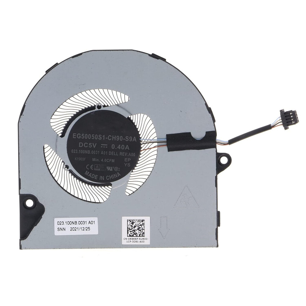 CPU Cooling Fan For Inspiron 14 5410 5415 7400 7415 0KRK6P 2-in-1 2021