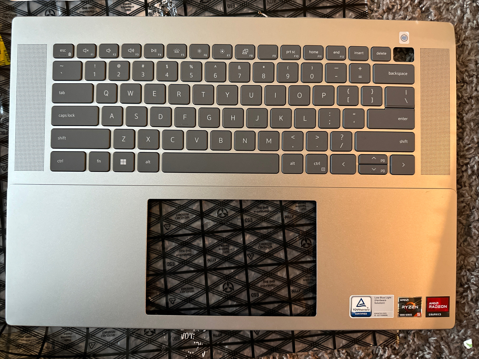 Lot Of 10 Dell Inspiron 16 5625 Laptop Palmrest Bcl Kbd HJ5PC 0HJ5PC B29,Box