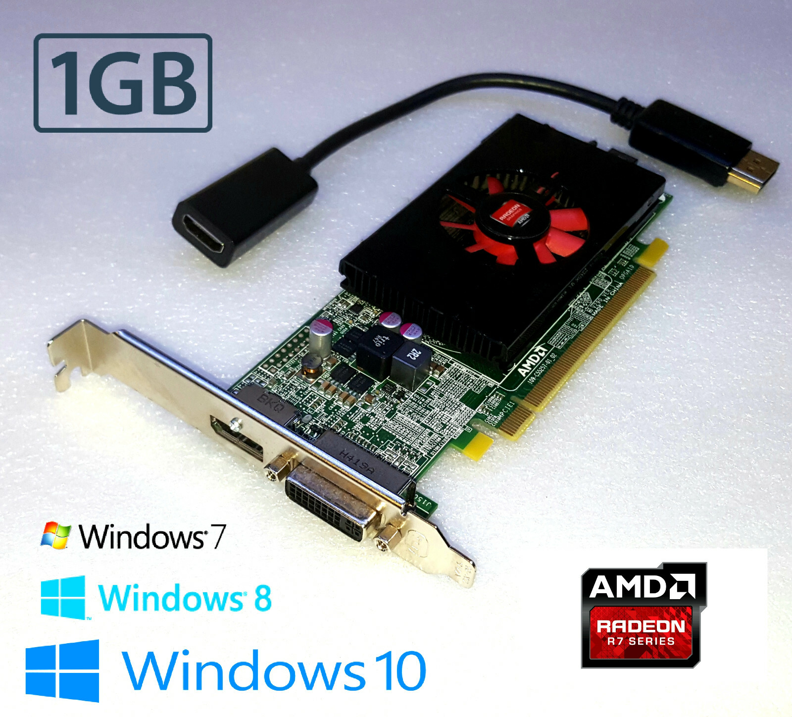 HP Pavilion p7-1254 p7-1253 p7-1252 p7-1251 HD 1GB Video Card + DP to HDMI