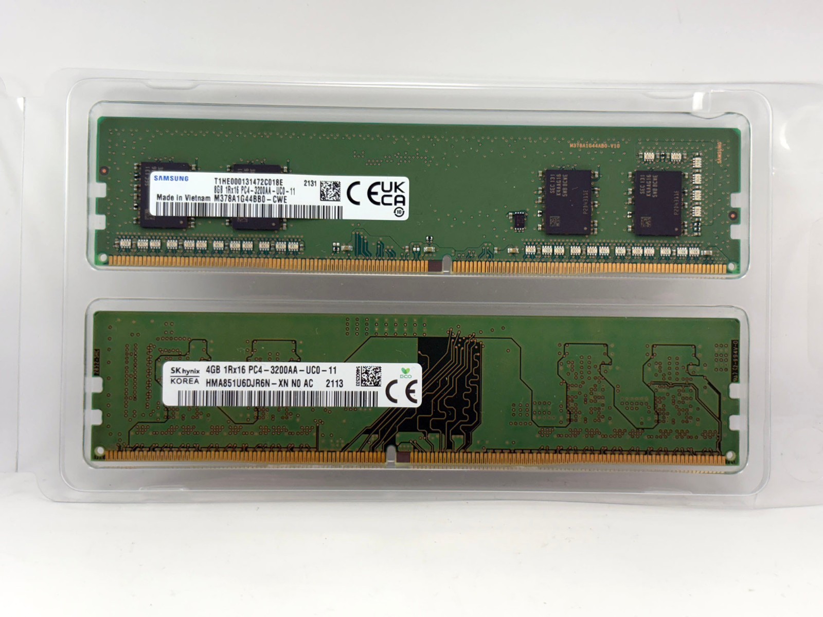 Samsung 8GB DDR4 PC4 3200MHz Memory Ram M378A1G44BB0-CWE + 4GB Hynix (12GB) Work