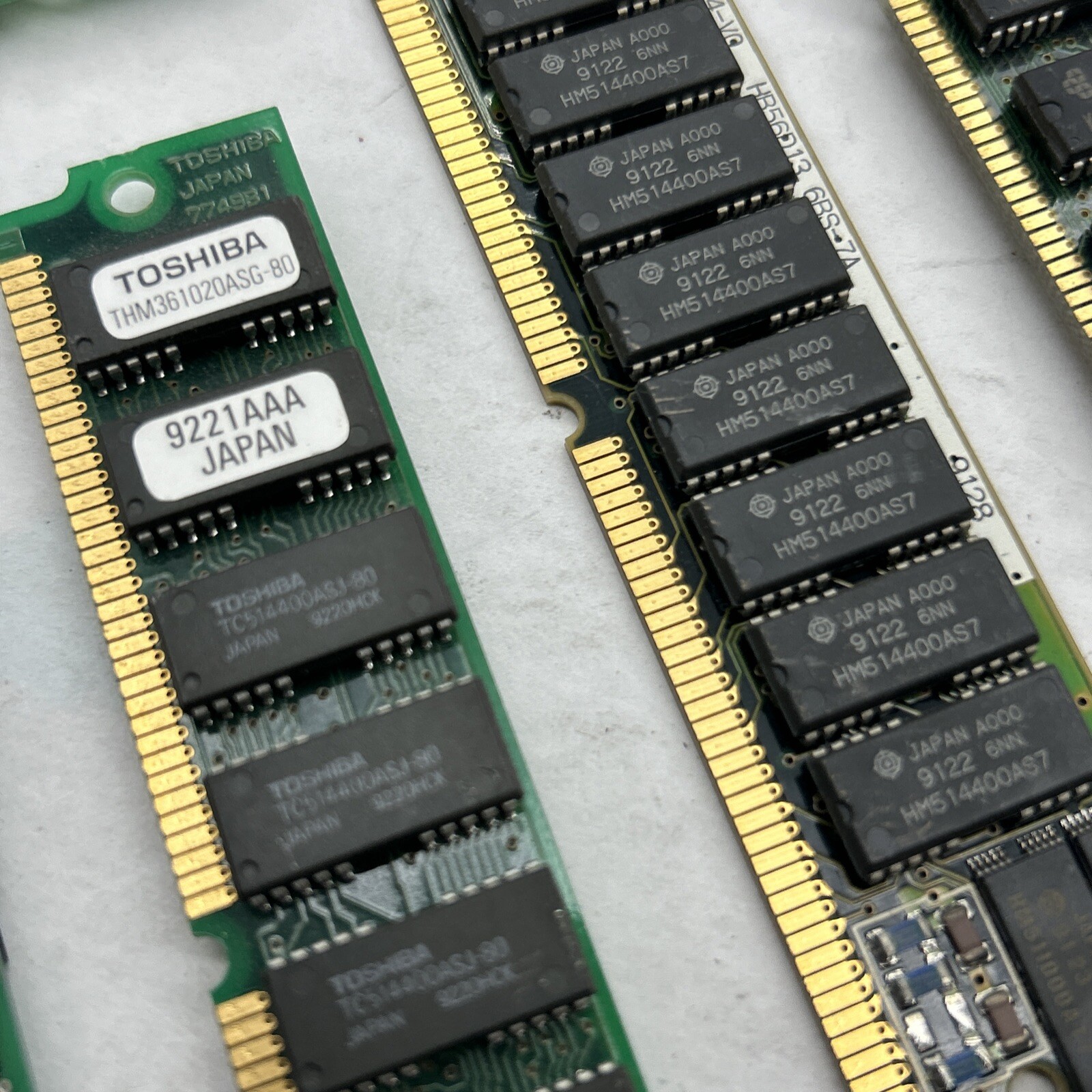 8MB Total Ram ( 2x ) 4MB FPM PARITY SIMM 72-PIN 2X36 Memory Kingston Toshiba TI