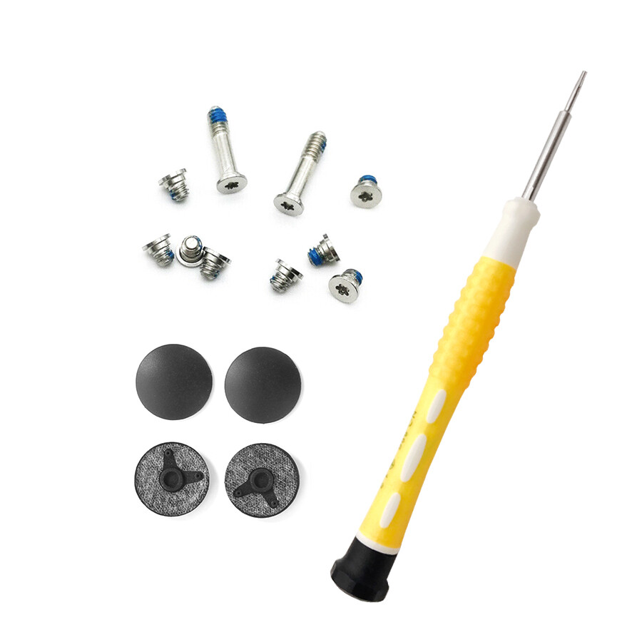 Bottom Rubber Feet + Screw + Screwdriver For MacBook Air A1369 A1370 A1465 A1466