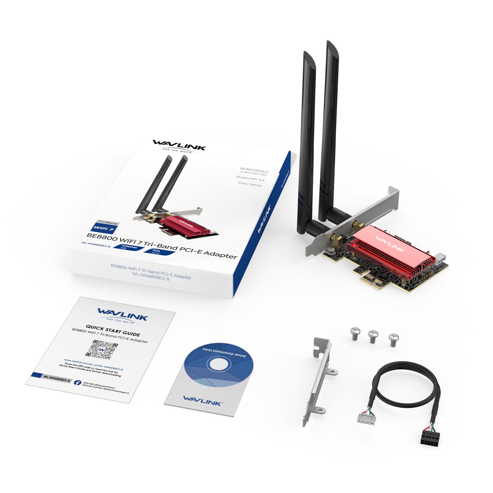 WAVLINK PCIE WiFi Card M.2 OPTION Wireless Card Adapter Bluetooth Desktop PCIe