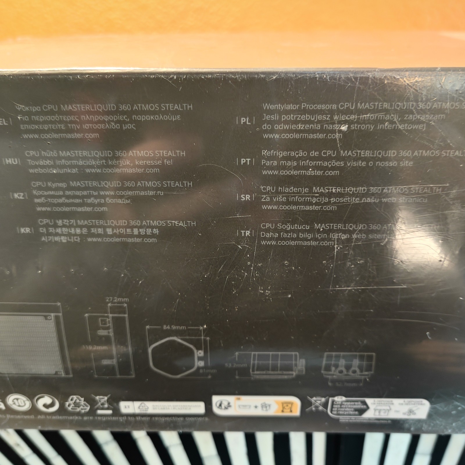 New Cooler Master MasterLiquid 360 Atmos Stealth Processor MLX-D36M-A24PK-R1