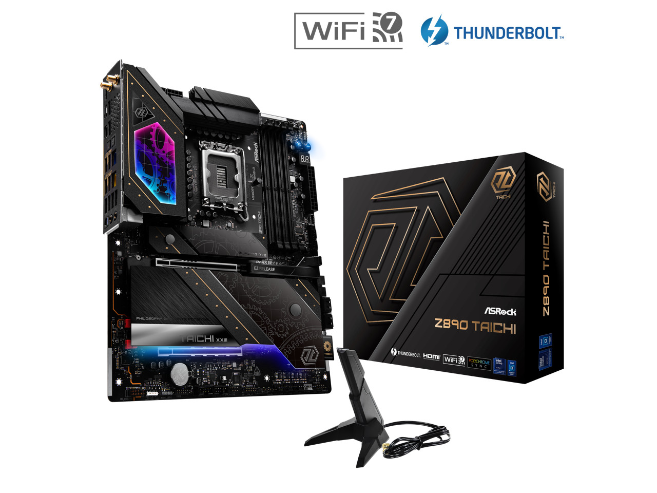 ASRock Z890 Taichi LGA 1851 Intel Z890 SATA 6Gb/s ATX Motherboard