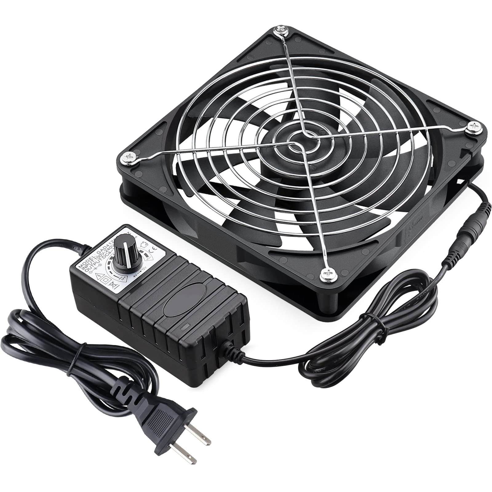 140mm X 25mm 110v 220v Ac Powered Fan With Speed Controller For Diy Cabinet Cool