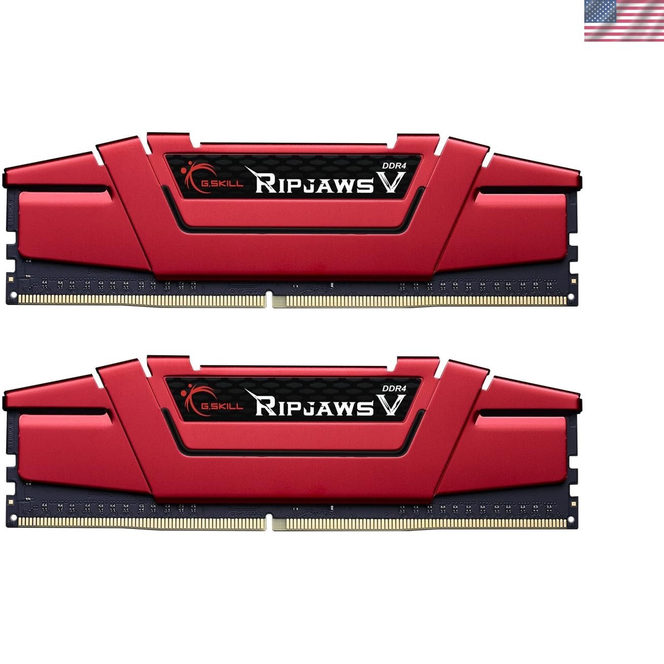 Stylish Red RipjawsV 16GB U-DIMM DDR4 RAM 3200MT/s – Optimized for Performance