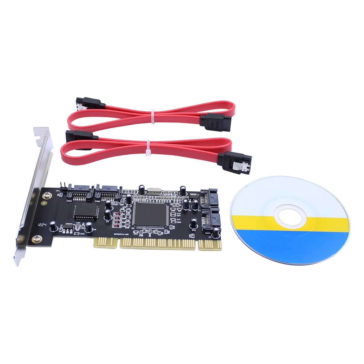 4-Port PCI SATA RAID Controller Card Internal Adapter Port Multiplier