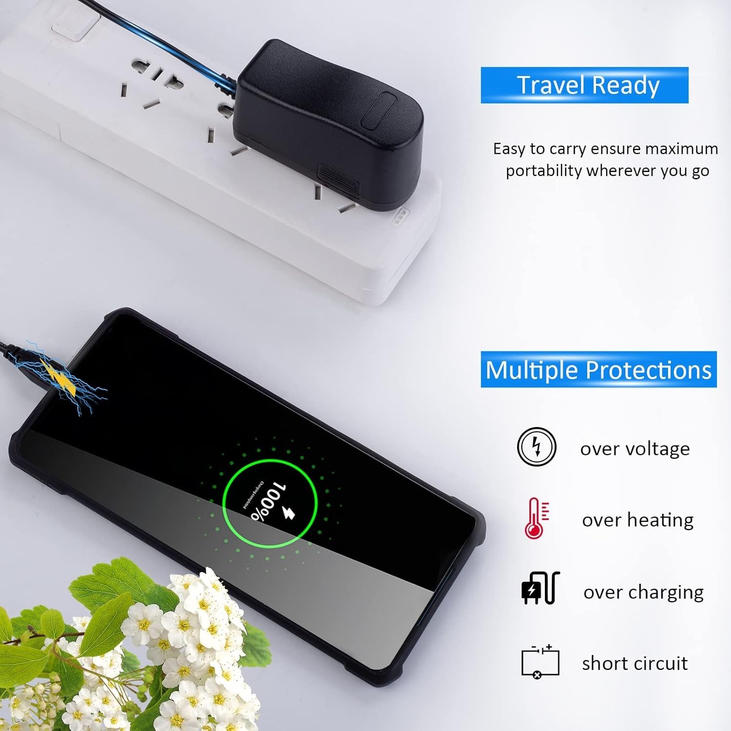 Universal 5V 2A Micro USB Power Adapter – Reliable and Portable Charging