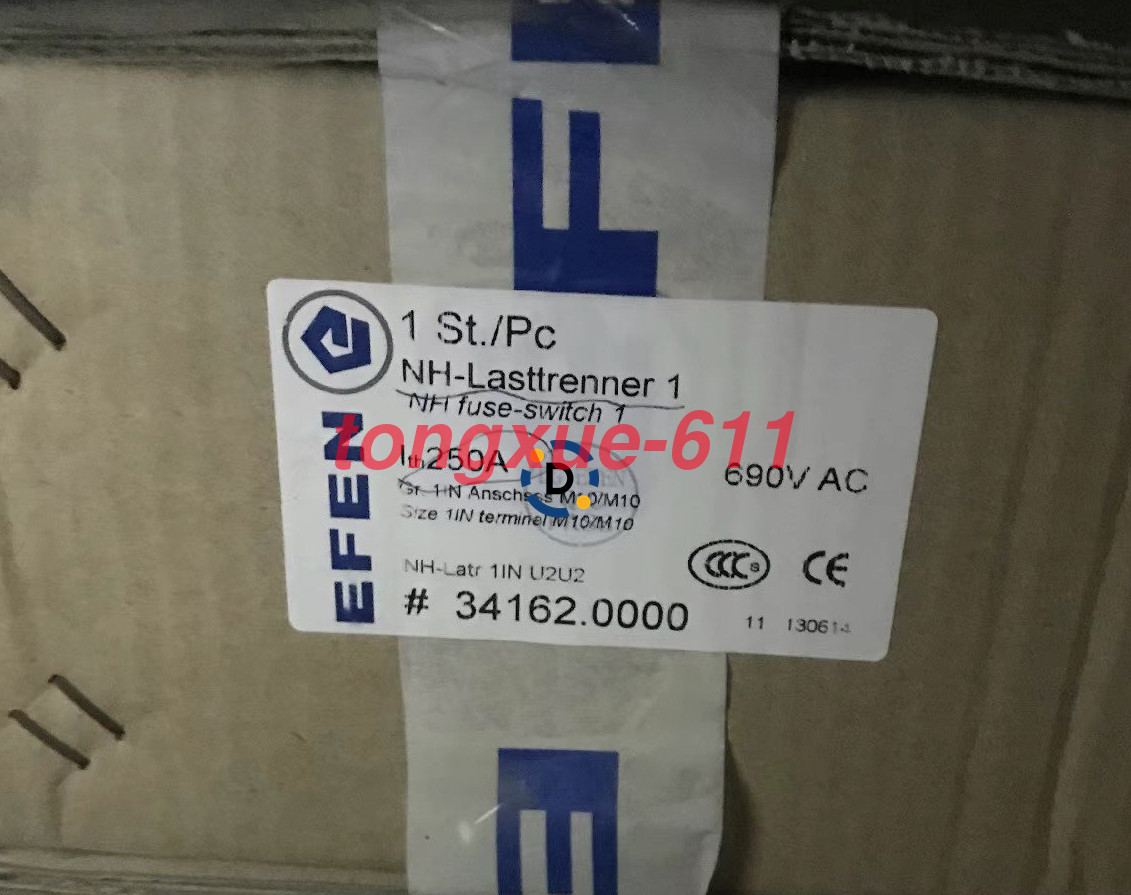 1PC New EFEN NH-Latr 1IN 250A 3P 34162.000 Low voltage fused isolation switch