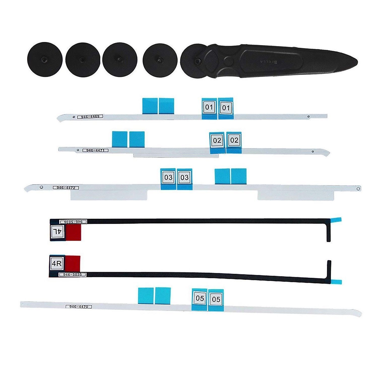 LCD Screen Adhesive Stickers Tape Paper w/ Screen Opener For iMac 21.5” A1418
