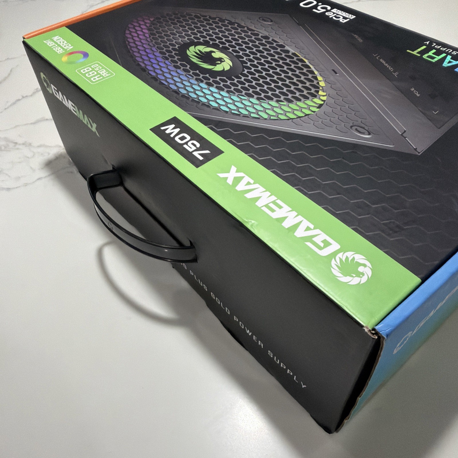 GAMEMAX 750W Fully Modular ARGB Power Supply, ATX3.0 & PCIE 5.0 80 Plus Gold A19
