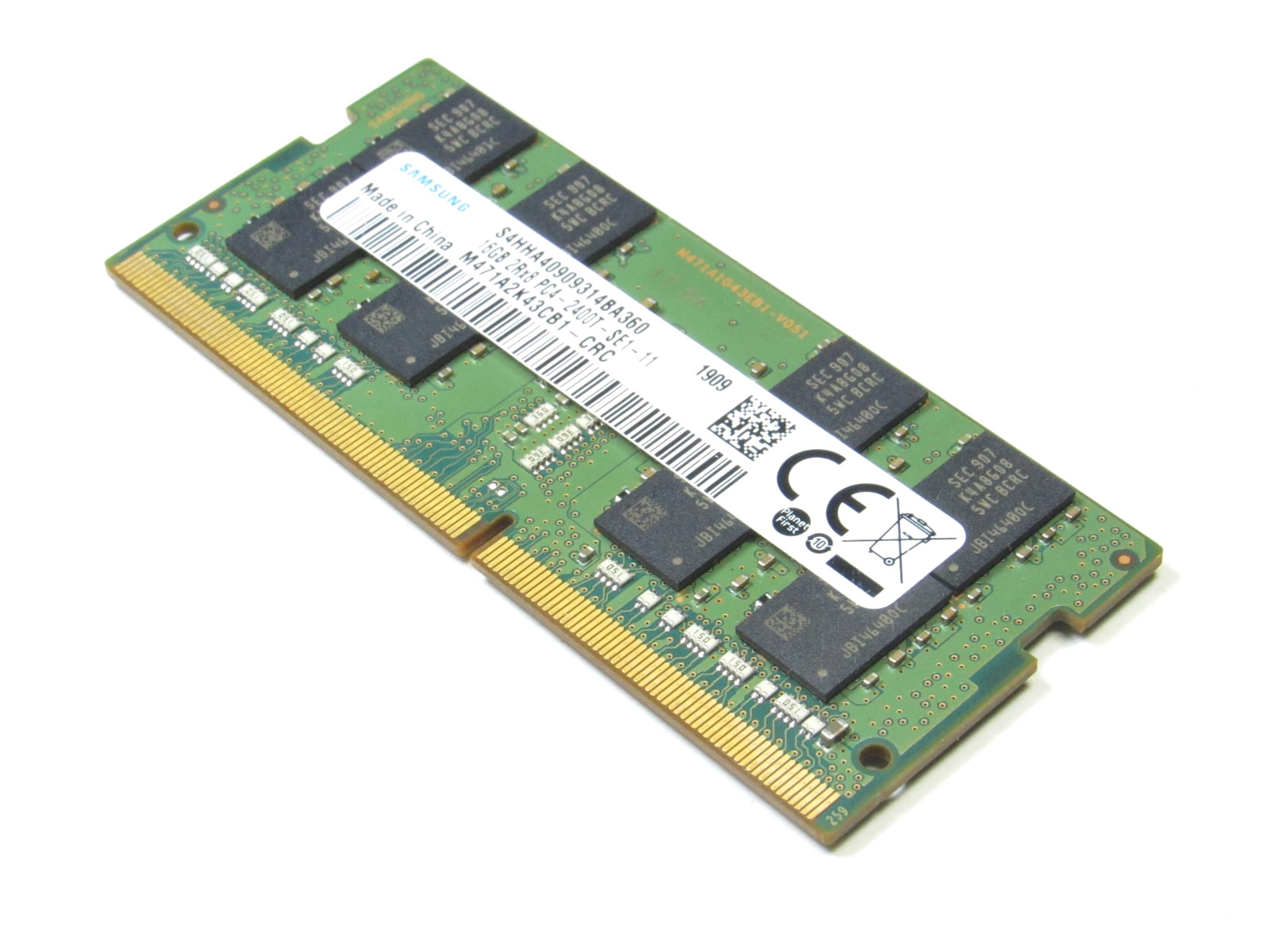 Samsung 16GB DDR4 3200MHz Laptop RAM M471A2K43CB1-CRC PC4-25600 SODIMM