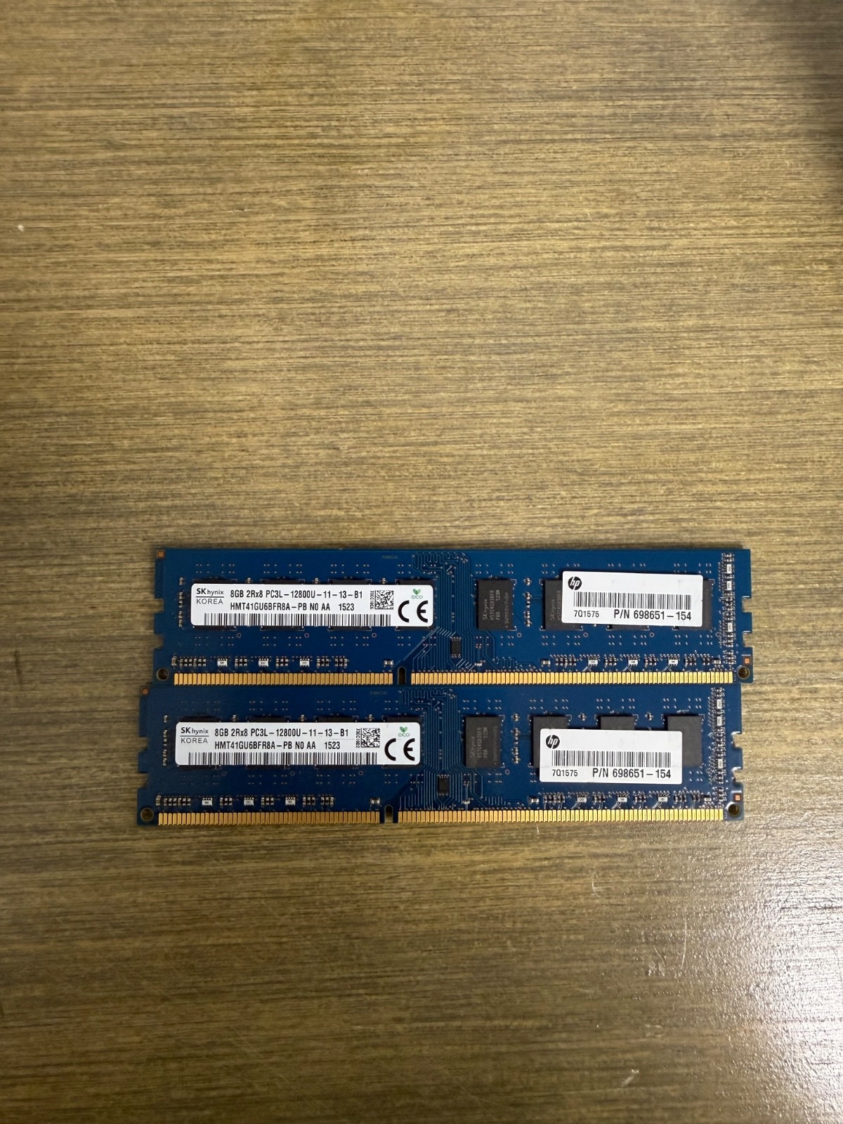 SKhynix 8 GB, 2RX8, PC3L-12800U