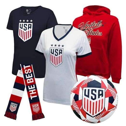 Officially Licensed U.S. Soccer Ultimate Fan Pack, Youth Small United States
