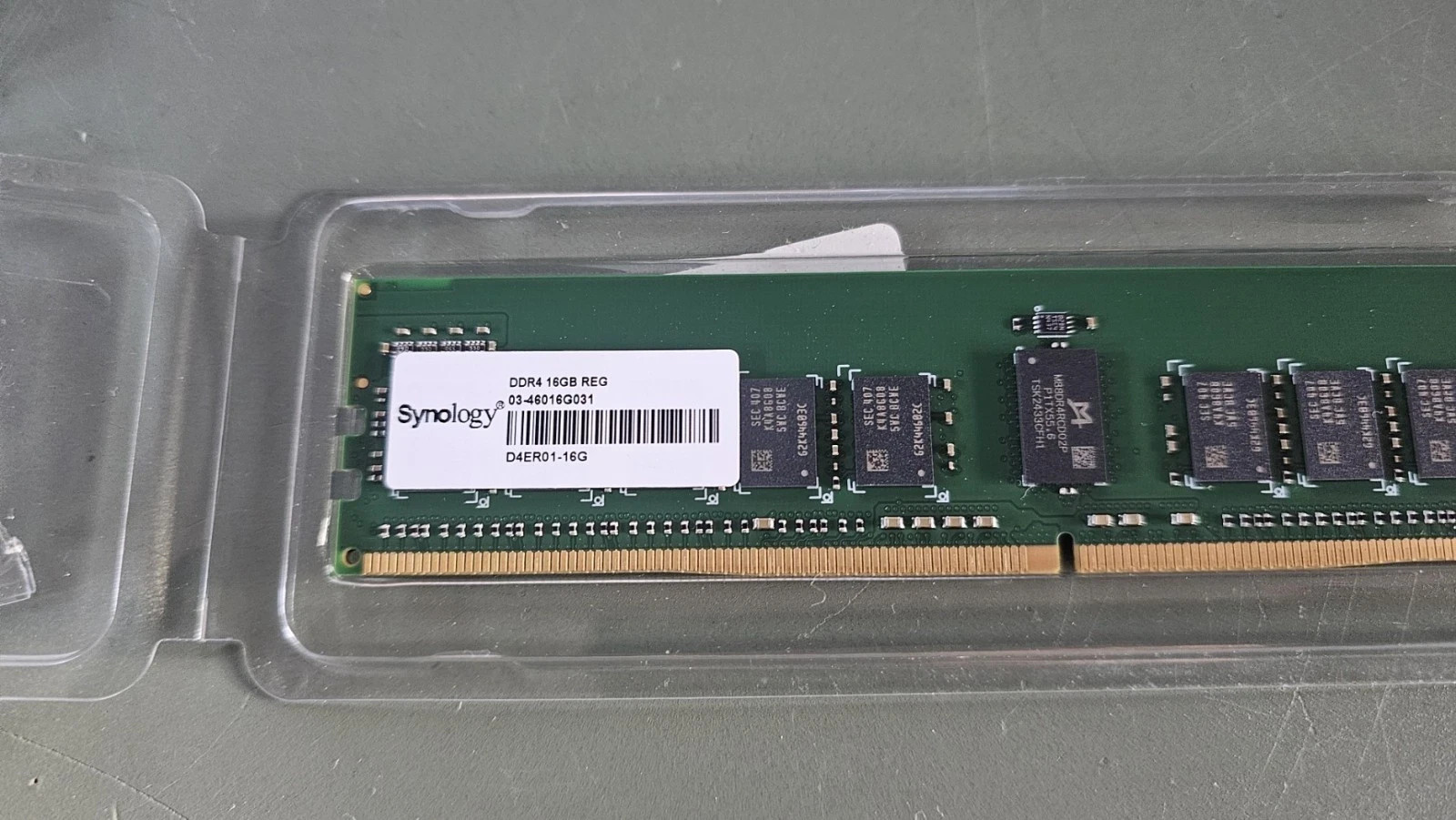 Synology D4ER01-16G – 16GB DDR4 ECC RDIMM – Original Synology Server RAM (New)