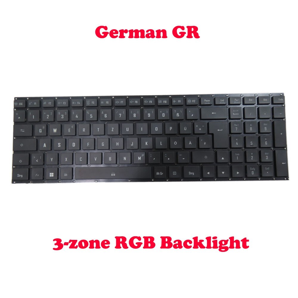 Backlit GR Keyboard For Gigabyte For AORUS 17X (12th Gen) For AORUS 17X XES YES