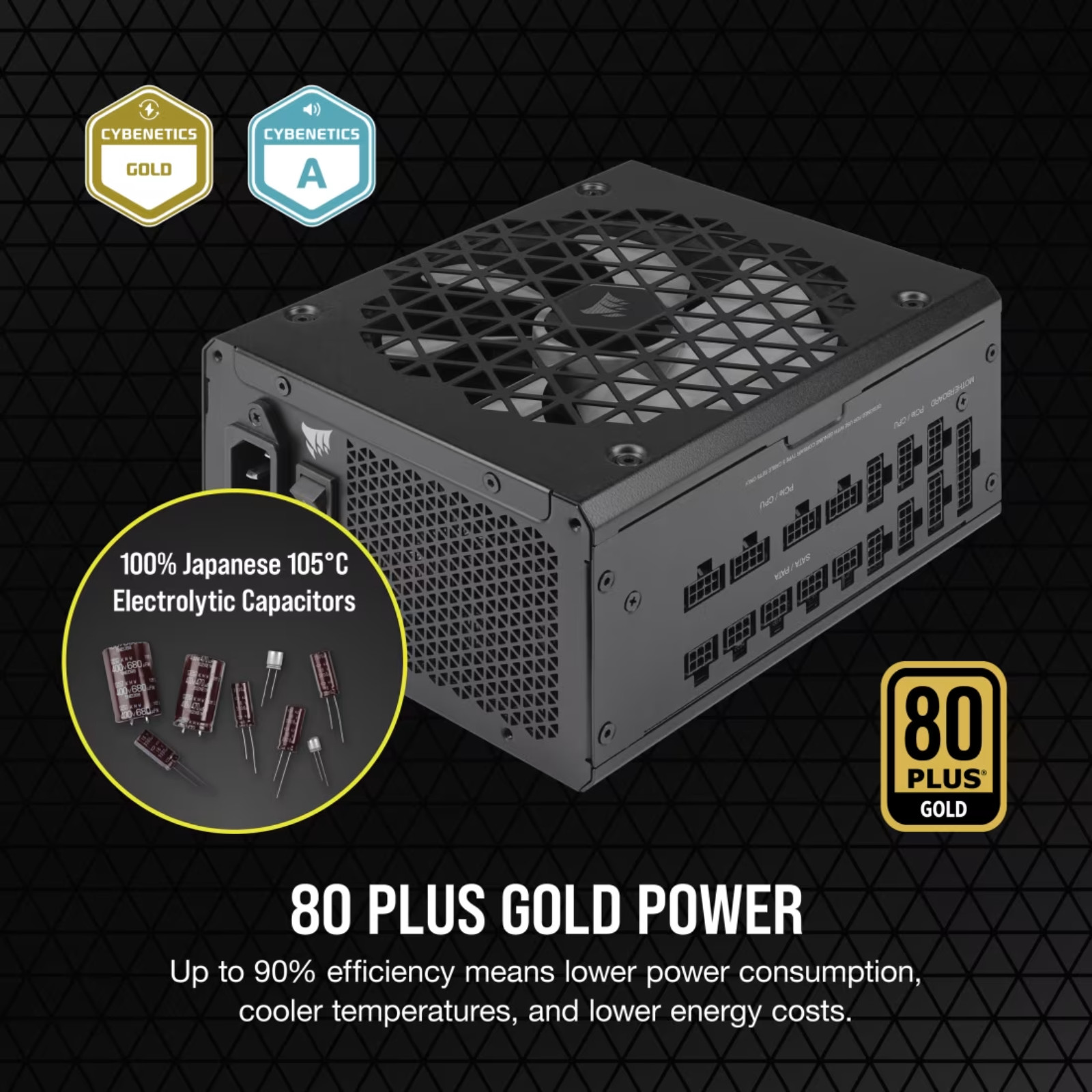 Corsair RM1200x SHIFT Fully Modular ATX Power Supply CP-9020254-NA