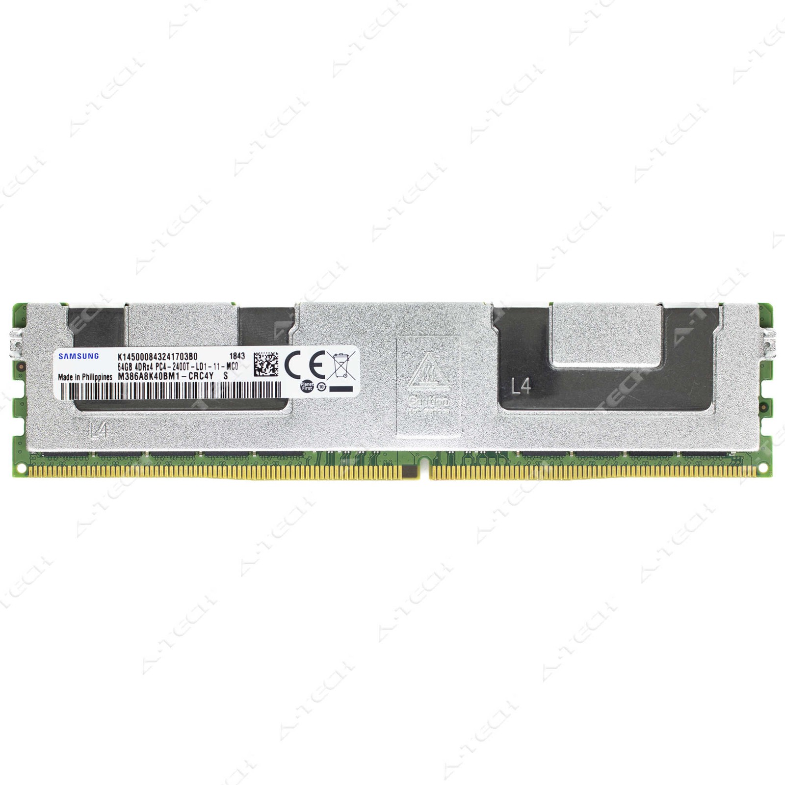 Samsung 64GB DDR4-2400 PC4-19200 ECC LRDIMM Server Memory RAM (M386A8K40BM1-CRC)