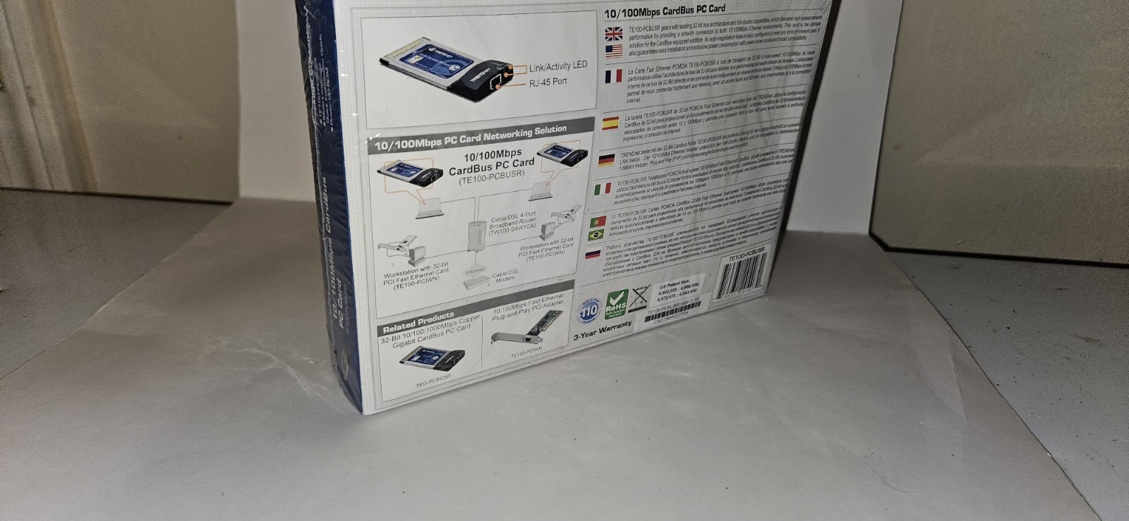 TRENDnet 10/100Mbps PC Card TE100-PCBUSR