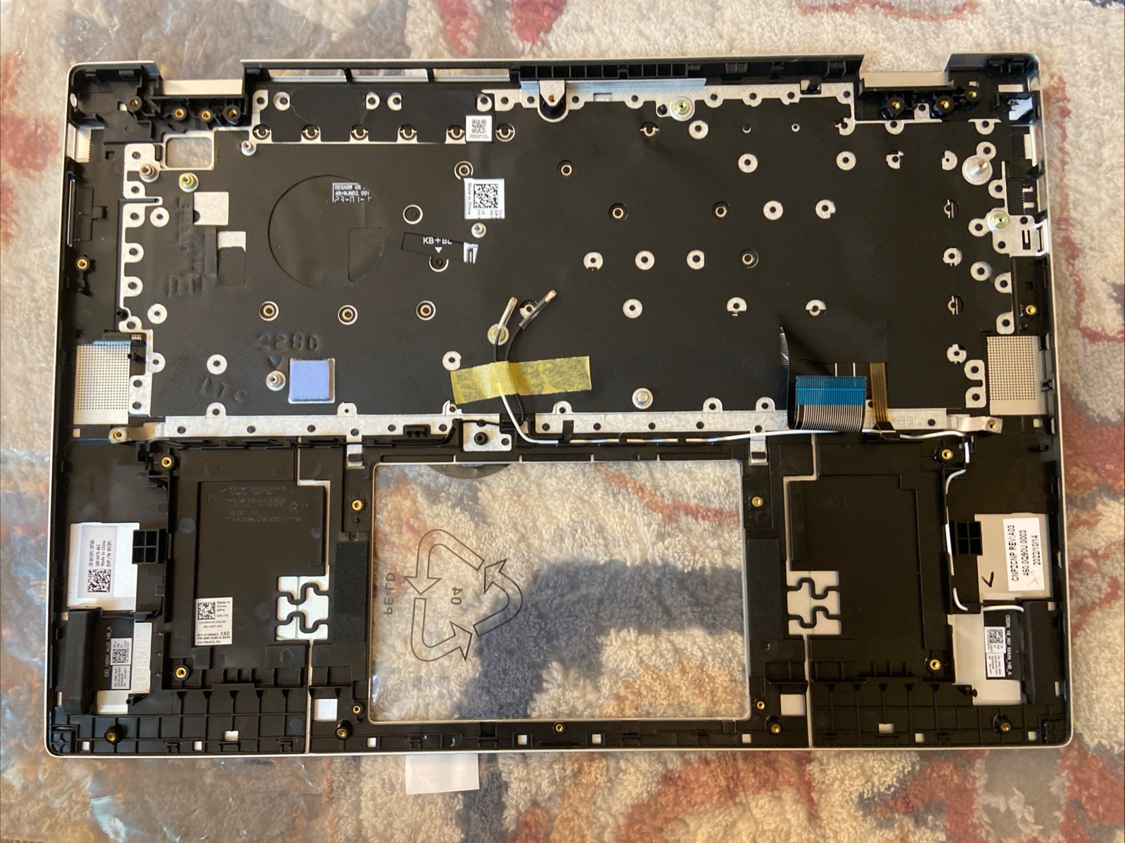 Dell Inspiron 16 5625 Laptop Palmrest Bcl Keyboard HJ5PC 0HJ5PC B20,b103