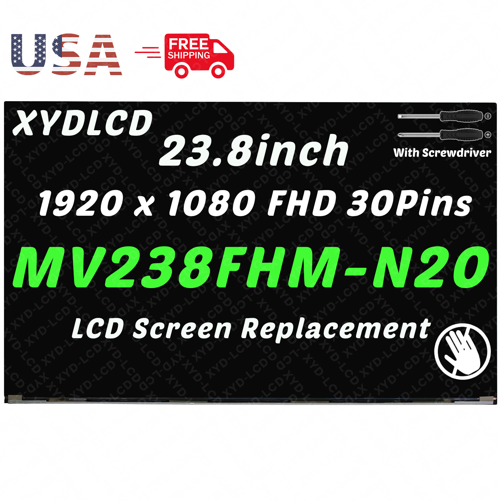23.8in MV238FHM-N20 for HP EliteOne 800 G5 All-in-One LCD Non-Touch Screen Panel