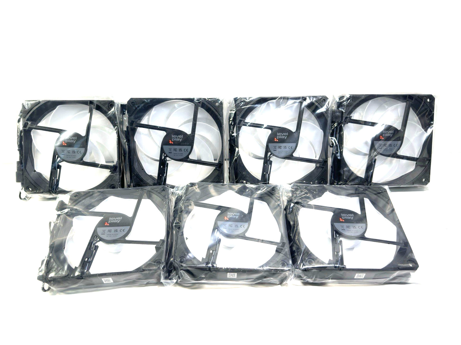 🔥7-PACK CyberPower LevelPlay Gaming ARGB Fan 120mm Ultra Quiet PC Case Fan 4pin